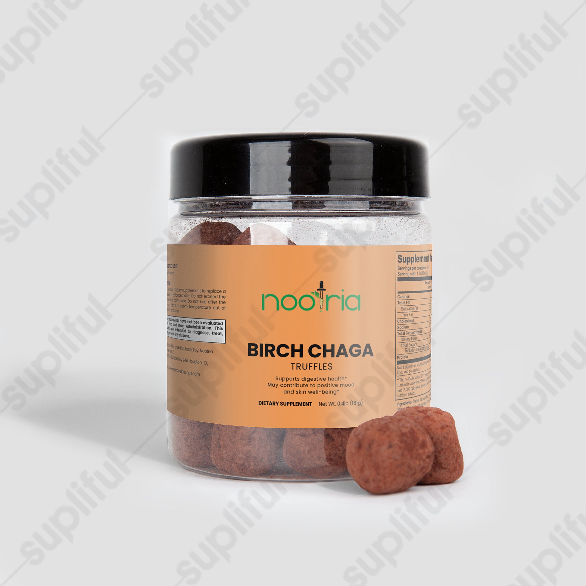 Birch Chaga Truffles Supplement – Antioxidant & Gut Health Support 