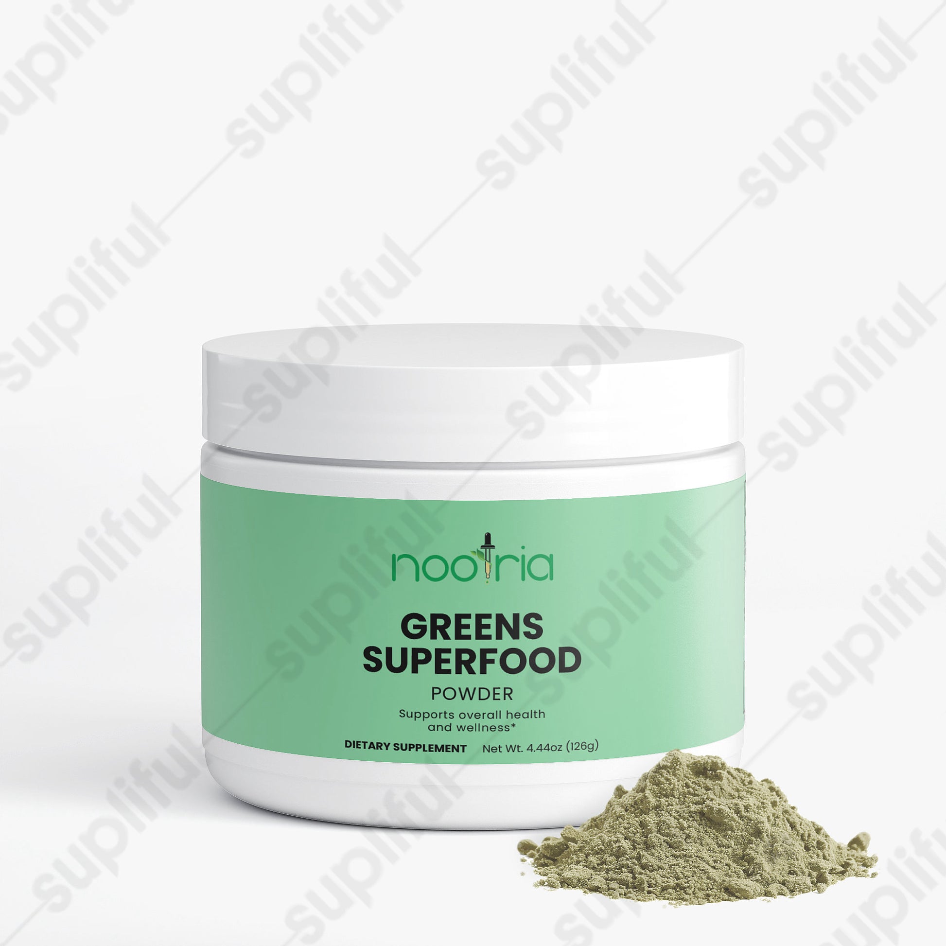 Greens Superfood Powder Supplement, Plant-Based Daily Wellness Support